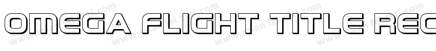 Omega Flight Title Regular字体转换